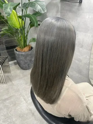 ロング カラー riho 🥣🤍のヘアスタイル