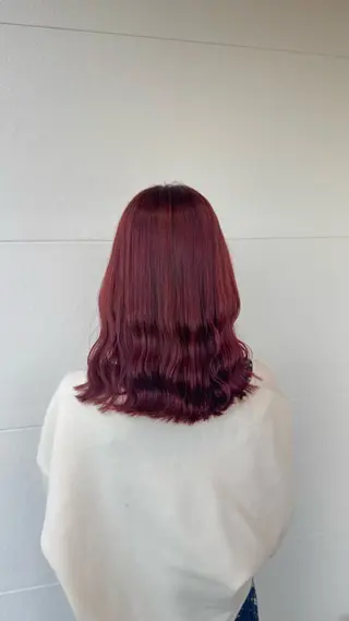 ミディアム カラー りん/ハイトーン💖 🌈髪質改善✨️浜松のヘアスタイル