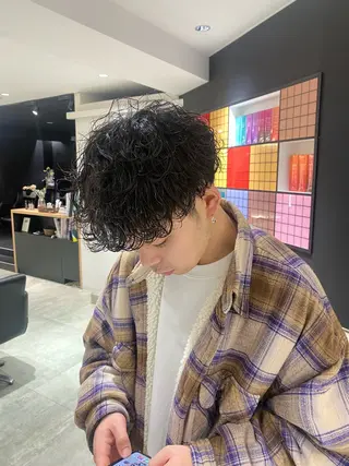 パーマ 🌈メンズトレンド支 持率No.1/蓮🌈のヘアスタイル