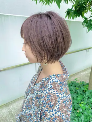 ショート カラー 似合わせ専門美容師 なかじまのヘアスタイル