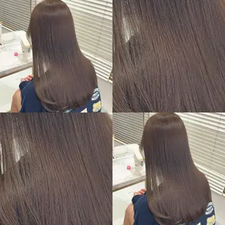 ロング youres hair 髪質改善トリートメント&ヘッドスパ  新宿三丁目店【ユアーズヘア】所属・🦋透明感カラー 👑NODOKA🦋のヘアスタイル