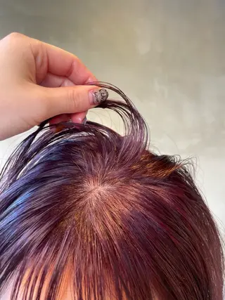 カラー 山田 遥のヘアスタイル