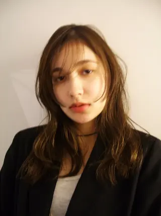 ミディアム カラー ヘアアレンジ marino マリノのヘアスタイル