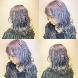 セミロング カラー 🌻Insta指名 NO.1🌻Shoのヘアスタイル