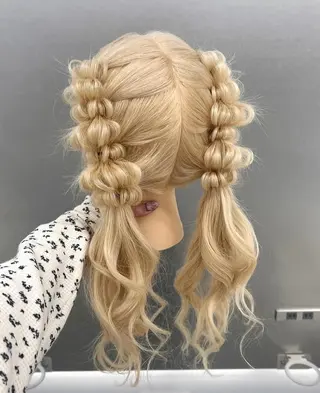 ヘアアレンジ 美容室lei miu所属・ゆみ／ lei miuのヘアスタイル