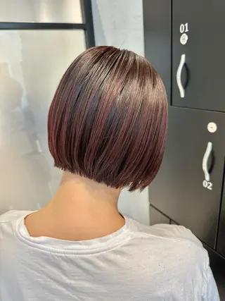 ショート SALOWIN心斎橋Suite店所属・洗っても取れない 髪質改善|OJIROのヘアスタイル