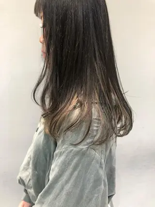 ロング 似合わせ艶髪カラー ❤️ハダユミのヘアスタイル