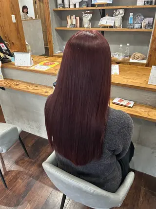 ロング 小久保音々華/ 髪質改善/暖色カラーのヘアスタイル