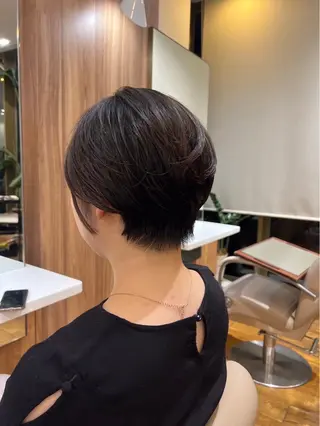ミディアム カラー ヘアアレンジ 石川 幸呼のヘアスタイル