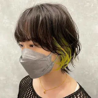 ショート カラー メンズブリーチカラー /NAOのヘアスタイル