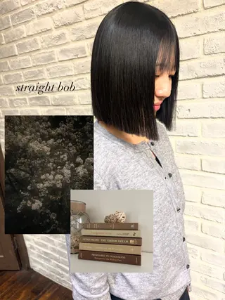 ショート 【ボブ.髪質改善. カラー】midoのヘアスタイル