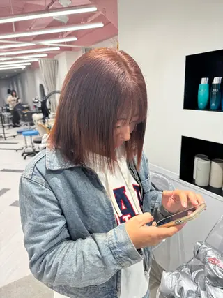 カラー ルイ☆【ボブ/メンズ /酸性ストレート】のヘアスタイル