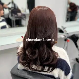 ロング カラー 韓国っぽ♡寒色/暗髪 🫧MOEKA🦋のヘアスタイル