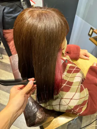 ミディアム echelle所属・るな/echelle 【カットモデル募集】のヘアスタイル