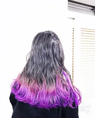 セミロング カラー ヘアアレンジ くすみミルクティー／ ブラウン🪡TOWAのヘアスタイル