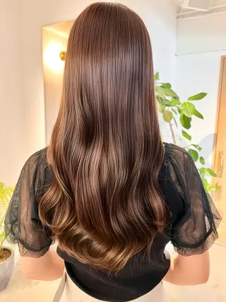 セミロング 透明感カラー/ mizukiのヘアスタイル