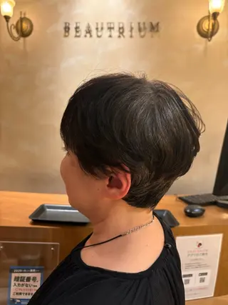 ショート 田内 満里奈のヘアスタイル