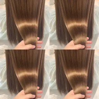 ロング カラー 店長✨️韓国ヘア✖️ 髪質改善カラー／純大のヘアスタイル