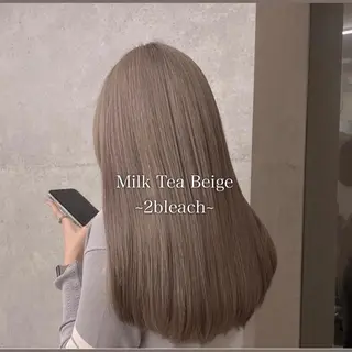 ロング カラー THESALONS所属・🤍ブリーチカラー /寄田龍樹🤍のヘアスタイル