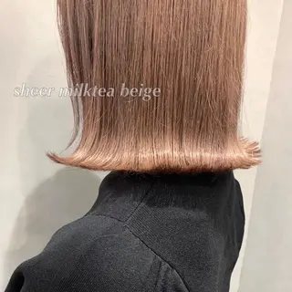 ミディアム カラー ヘアアレンジ 代表🎀 ふわモテ愛 され髪🩷yumiのヘアスタイル