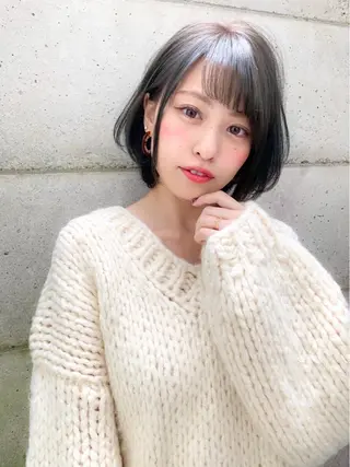 ミディアム カラー ヘアアレンジ 🪞SHE池袋 Official🪞のヘアスタイル