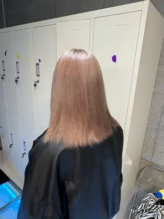 カラー 立川ハイトーン💫 Minoriのヘアスタイル