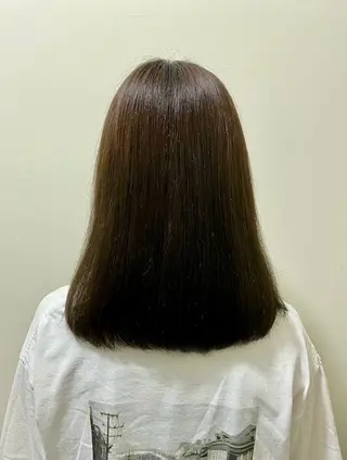 セミロング 北川 飛瑶のヘアスタイル