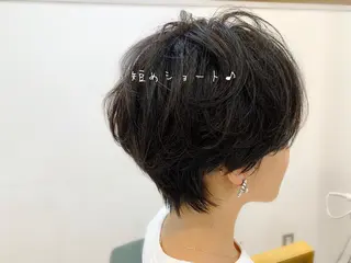 ショート カラー 前田 健太のヘアスタイル