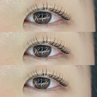 マツエク・マツパ アイラッシュリゾートカハラ 国立店所属・Kahala 無料練習モデルのマツエク・マツパデザイン