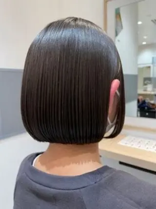 ミディアム カラー パーマ 森山 陽菜のヘアスタイル