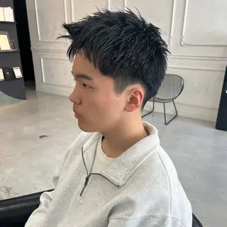 メンズ MaisonHALU 梅木琉衣のヘアスタイル