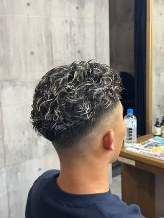 パーマ メンズ 川崎 健翔のヘアスタイル