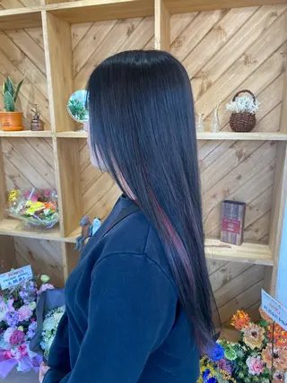 ロング カラー 森口 竜三のヘアスタイル