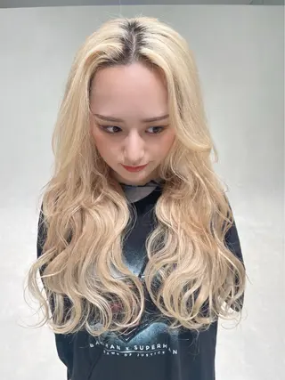 ロング カラー 🎀ミルクティー/暖 色×レイヤー/マリアのヘアスタイル