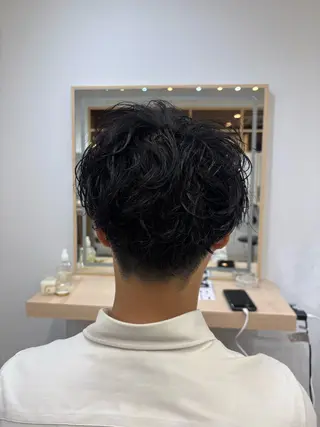 パーマ メンズ little×kuruku 銀座2号店 【リトルクルク】所属・🗽うる艶/メンズ Yui🗽🗺️のヘアスタイル