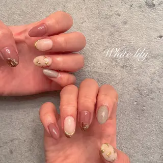 ネイル White lily所属・牧田 雅世のネイルデザイン