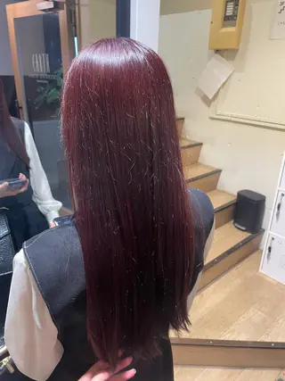 ロング カラー HAIR＆MAKE　EARTH 表参道店所属・🫧💎森下 真結💎🫧のヘアスタイル