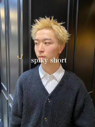 ショート カラー メンズ ニュアンスデザイン/ SHOUTOのヘアスタイル