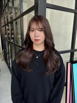 カラー MaisonHALU 松浦光咲のヘアスタイル