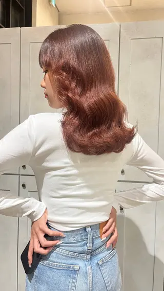 セミロング カラー DEAN名駅店所属・🖤エクステ/ハイト ーン/KANNA🖤のヘアスタイル