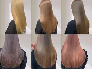 セミロング カラー パーマ ヘアアレンジ ヘアケア特化型サロン newi 京橋のヘアスタイル