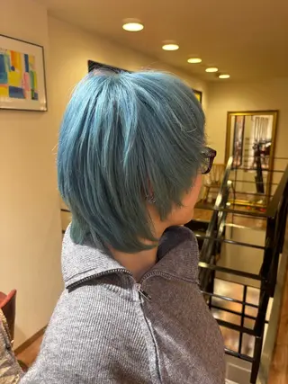 ショート カラー KUN KUN LU HO 本店所属・いとう ひかるのヘアスタイル