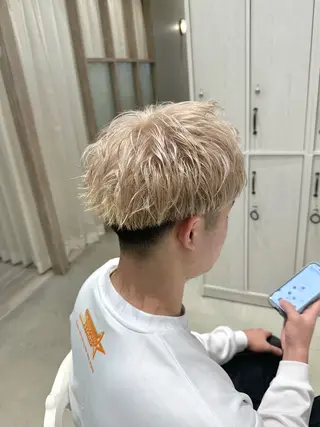 カラー メンズ N,SOL / 岩上 新大のヘアスタイル