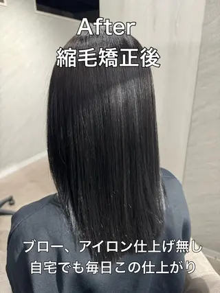 ミディアム ANBEL所属・西宮市で髪質改善 縮毛矯正特化のヘアスタイル