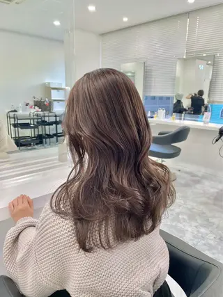 セミロング カラー 渋谷指名1位💖 カラーの達人❣️のヘアスタイル