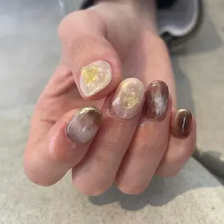 ネイル rina ニュアンス♡ワンホンのネイルデザイン