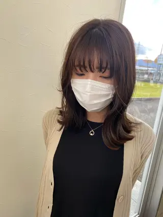 セミロング 神戸 蒼司のヘアスタイル