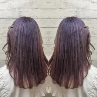 セミロング カラー 韓国ヘア🤍髪質改善 🇰🇷AKANEのヘアスタイル