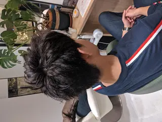 メンズ 浜田りほ Luxbe 博多バスターミナルのヘアスタイル