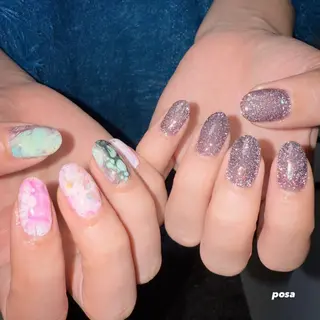 ネイル posa nail モエミのネイルデザイン